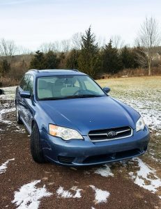 Blue 2007 Subaru Legacy