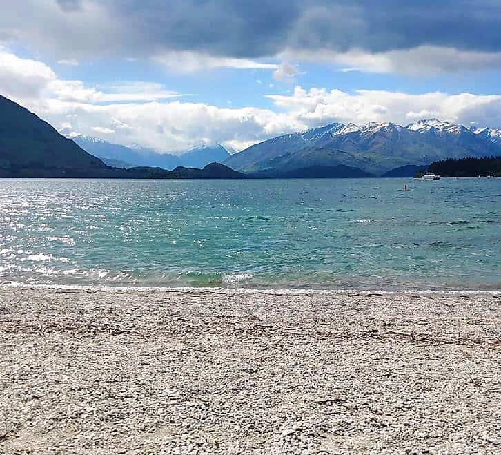 Beach at a lake