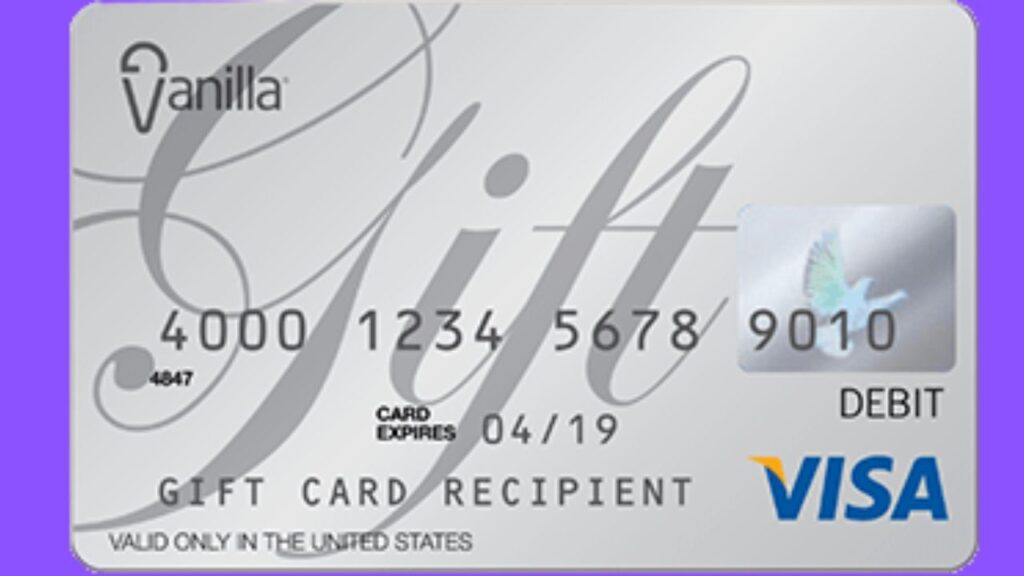 vanila gift card