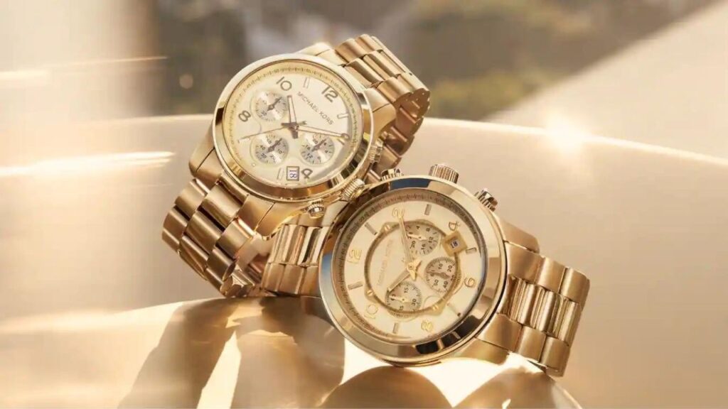 Michael Kors Bradshaw Chronograph Two Tone Women's Watch MK5974 – Watches  of America