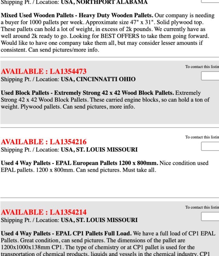 15 Places to Sell Pallets for Cash Near Me Dollarsanity